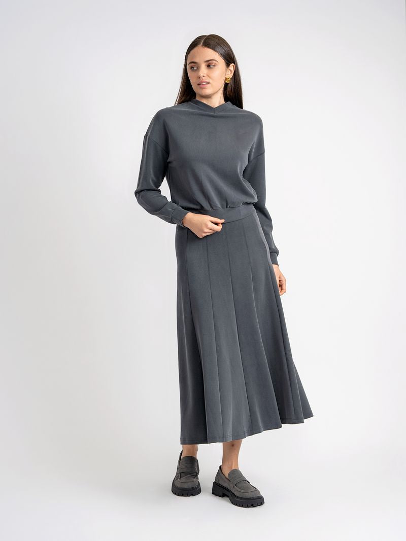 Teen Crop Top With Drop Shoulder