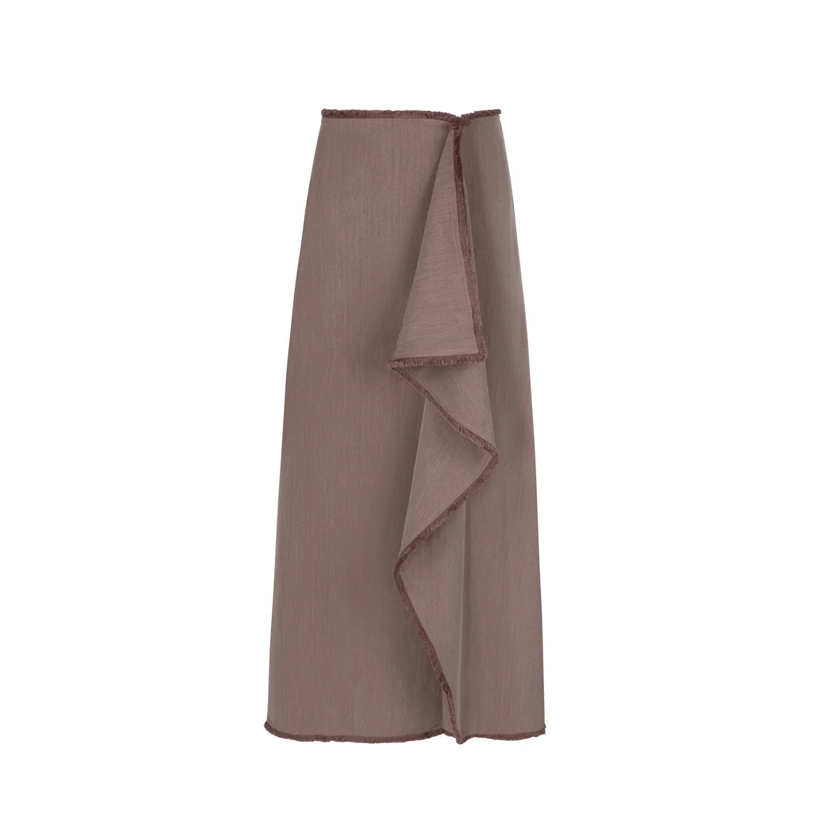 Herringbone Skirt Brown