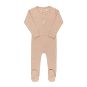 Baby Girl Footie – Pink – Speckled Bunny