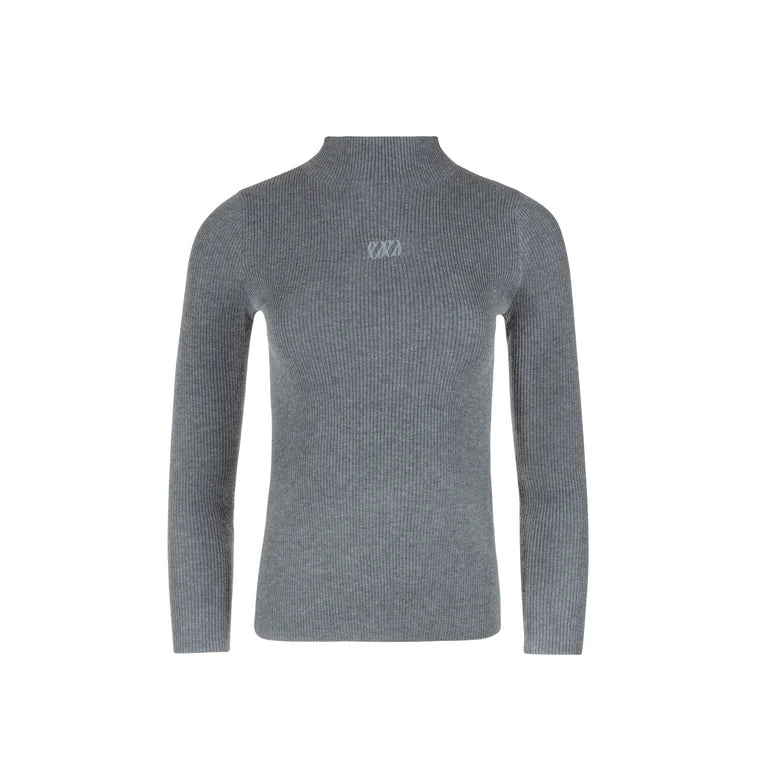 Emblem Grey Turtleneck
