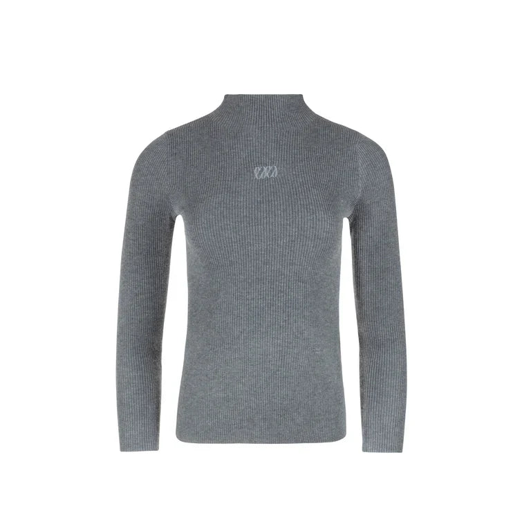 Emblem Grey Turtleneck