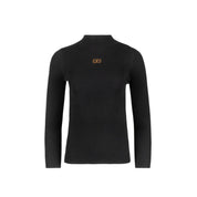Emblem Black Turtleneck