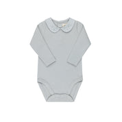 Embroidered Collar Collection - Bodysuit and Overalls