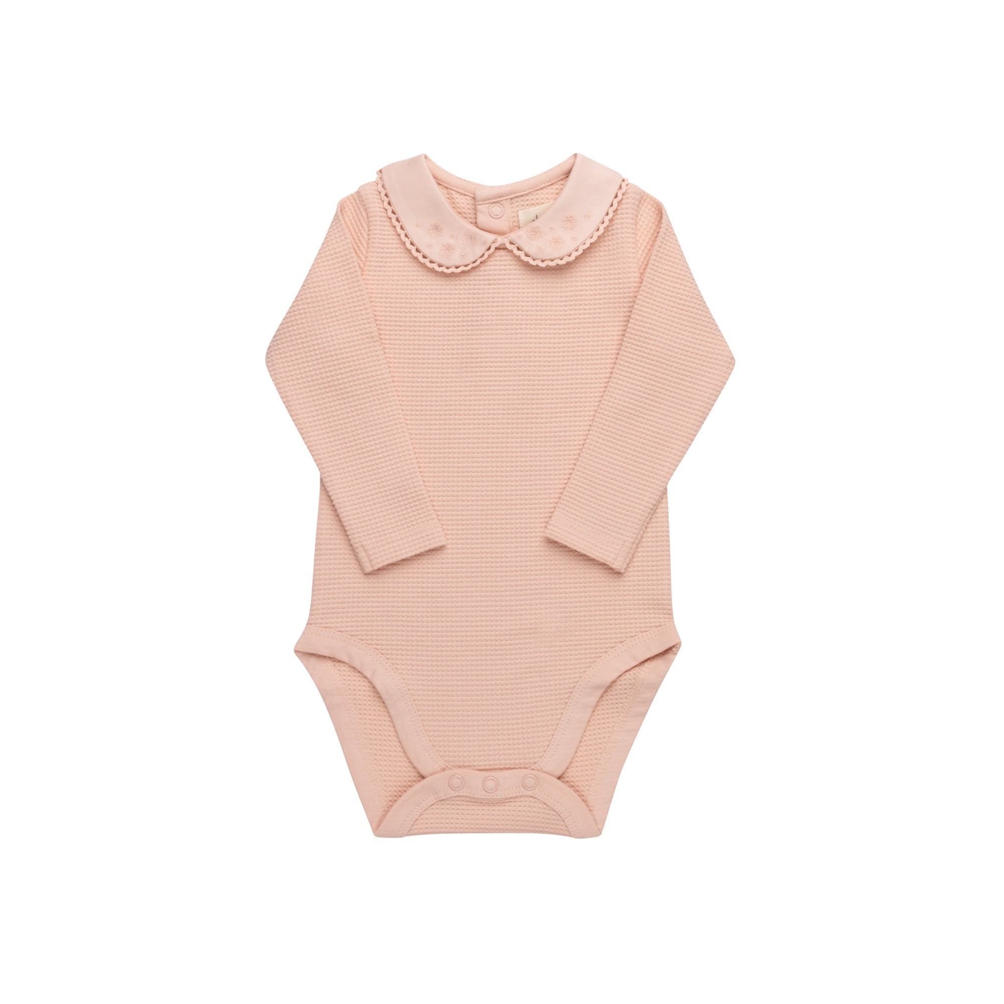 Embroidered Collar Collection - Bodysuit and Overalls