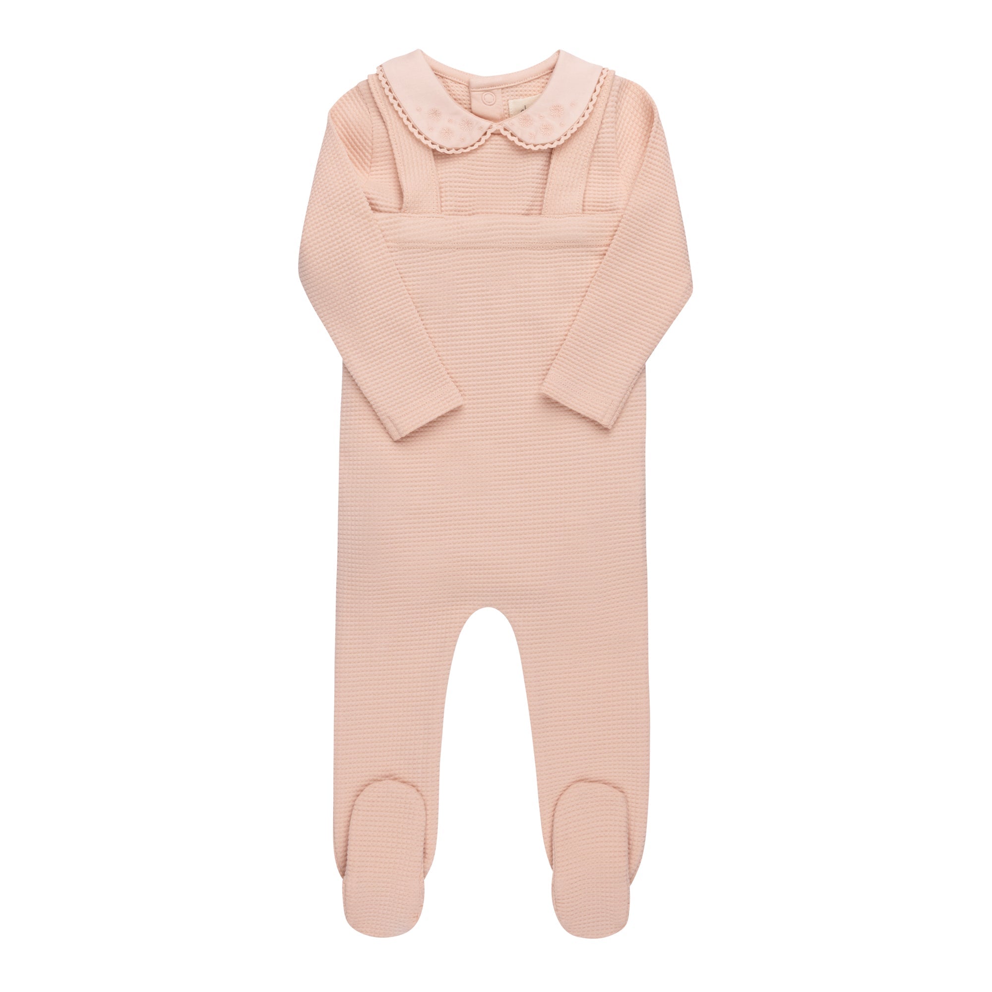 Embroidered Collar Collection - Bodysuit and Overalls