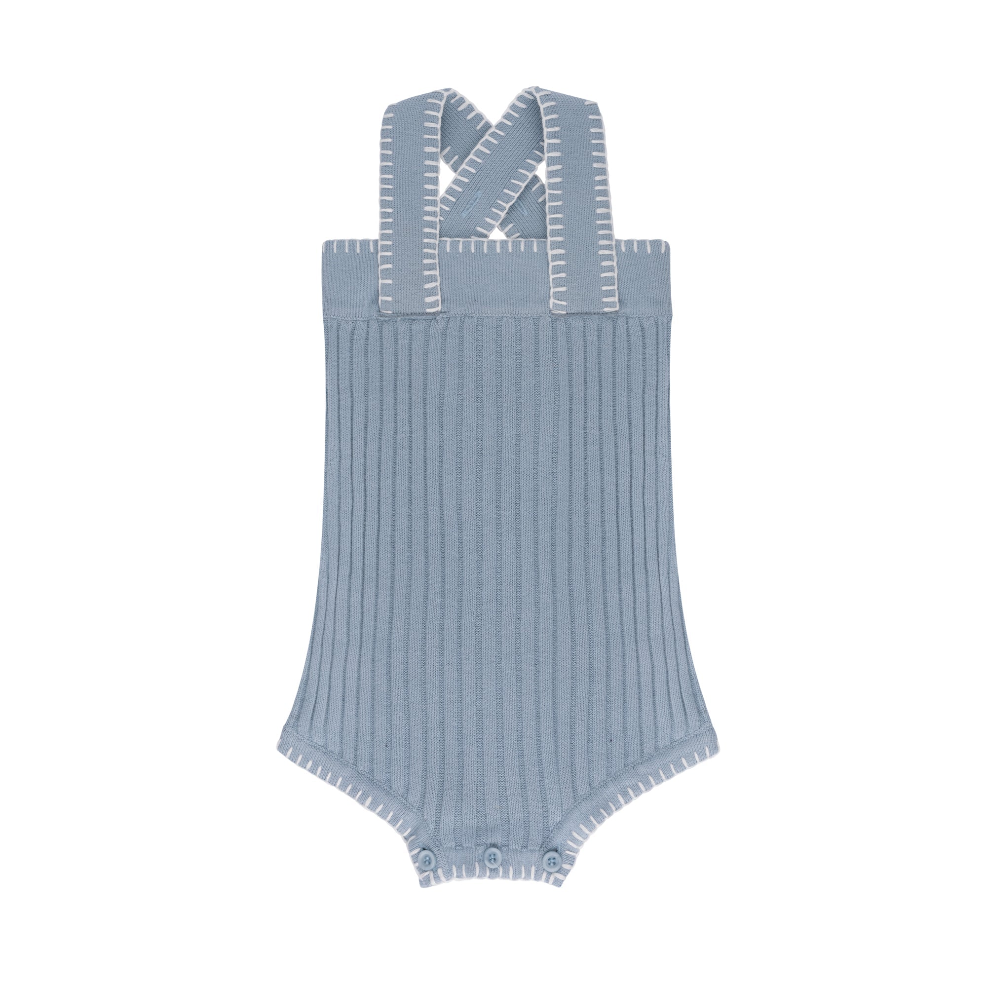 Wave Collection - Whip Stitch Knit Romper