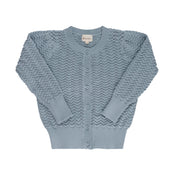 Wave Collection - Knit Pointelle Cardigan