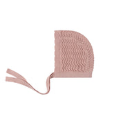 Wave Collection - Knit Pointelle Bonnet