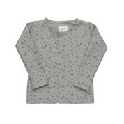 Boys Cardigan – Blue – Floral Rib