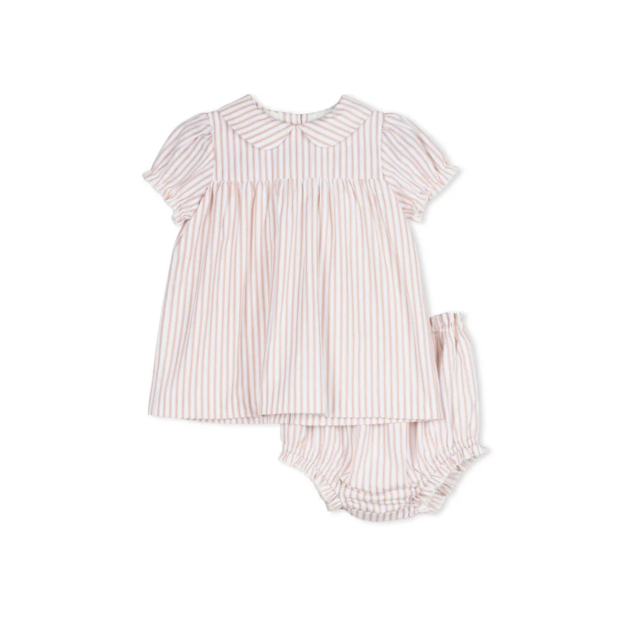 PINK STRIPE BABY SET