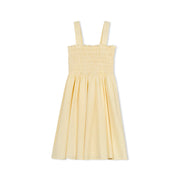 YELLOW SMOCKED JUMPER