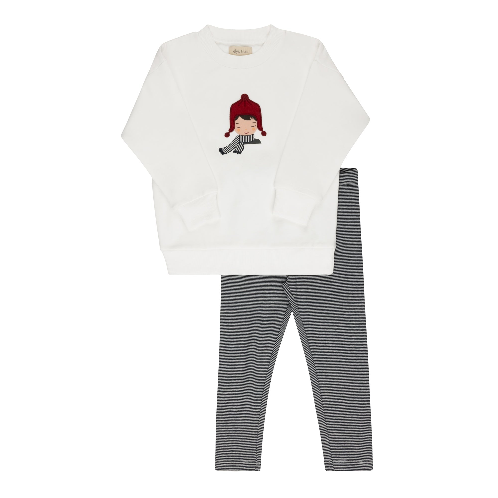 French Terry Autumn Kids Collection - Sweatshirt and Leggings