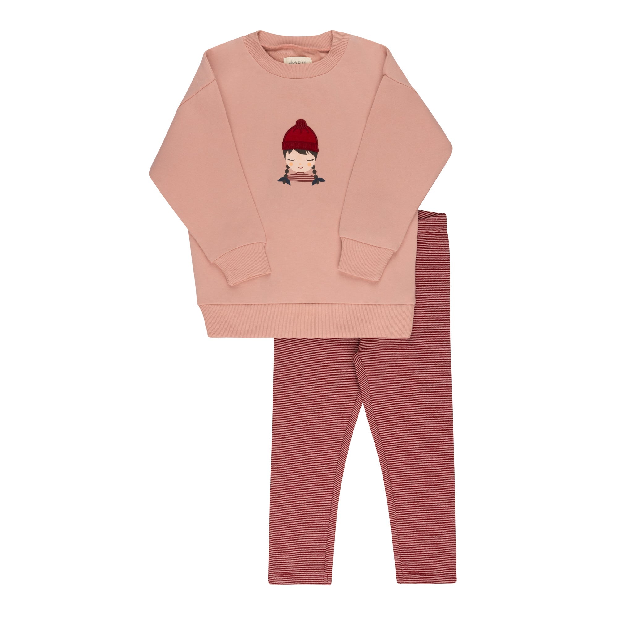 French Terry Autumn Kids Collection - Sweatshirt and Leggings