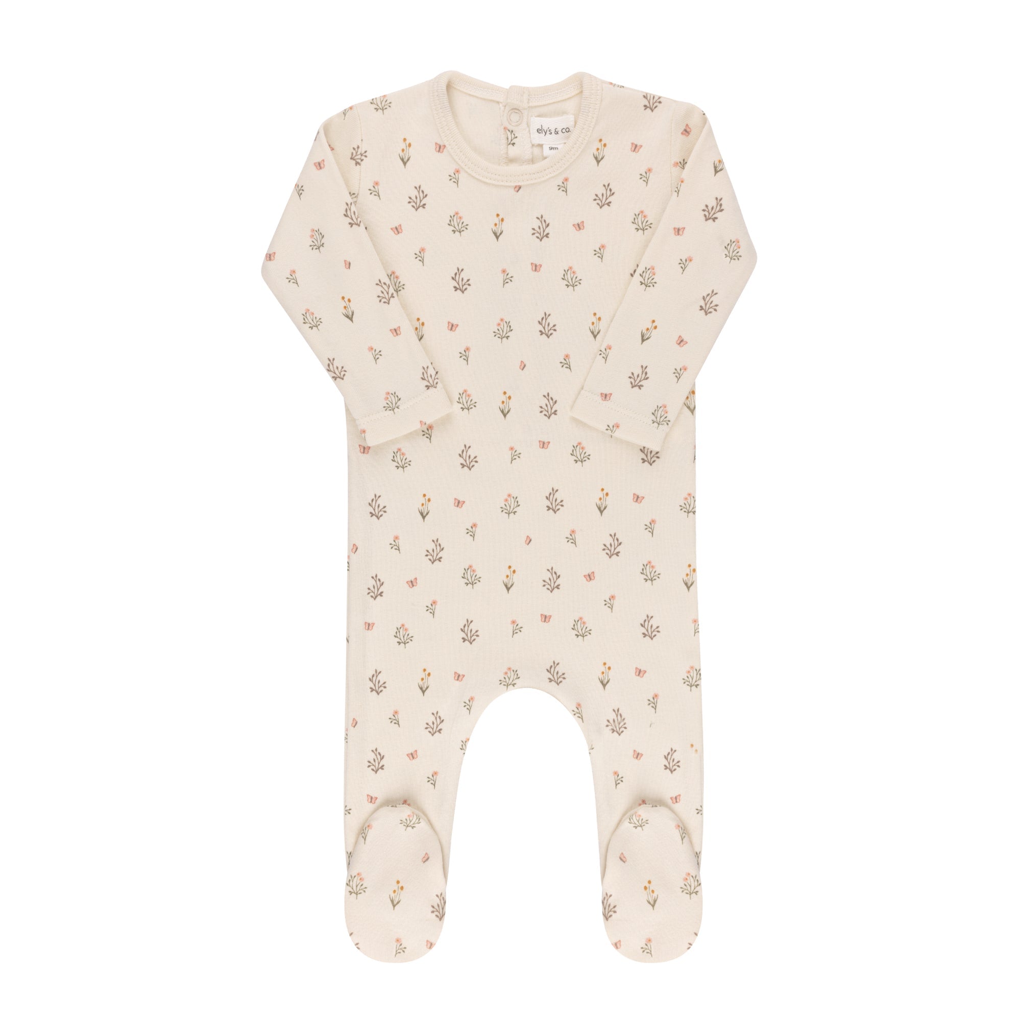Garden Floral Print Collection - Footie