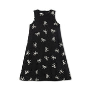 IVORY BOW DRESS