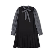 STRIPED SLEEVE DRESS