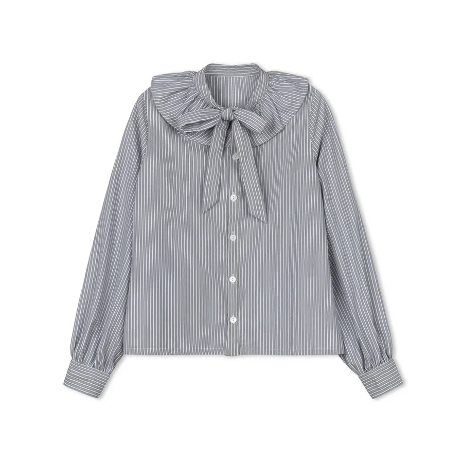 RUFFLE COLLAR BLOUSE