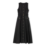 BLACK BELTED JUMPER