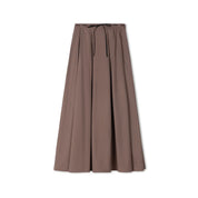 BROWN RIBBON STITCH SKIRT