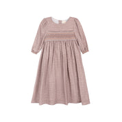 Stitch Collection - 3/4 Smocked Linen Dress