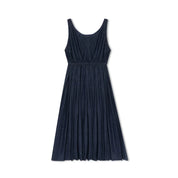 DENIM PLEATED JUMPER