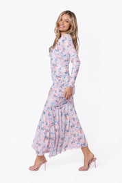 Miri Dress (Light Pink Flower)