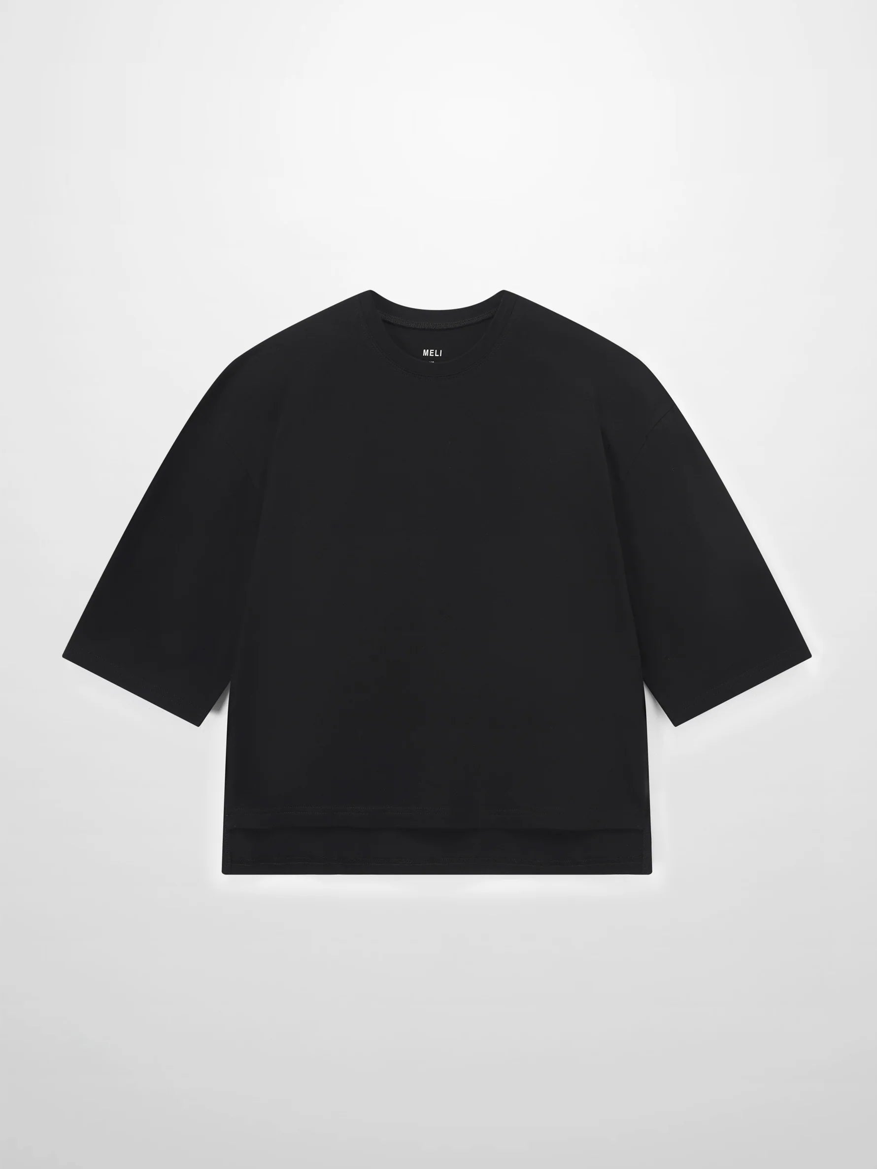 Wide Sleeve Tee-Black