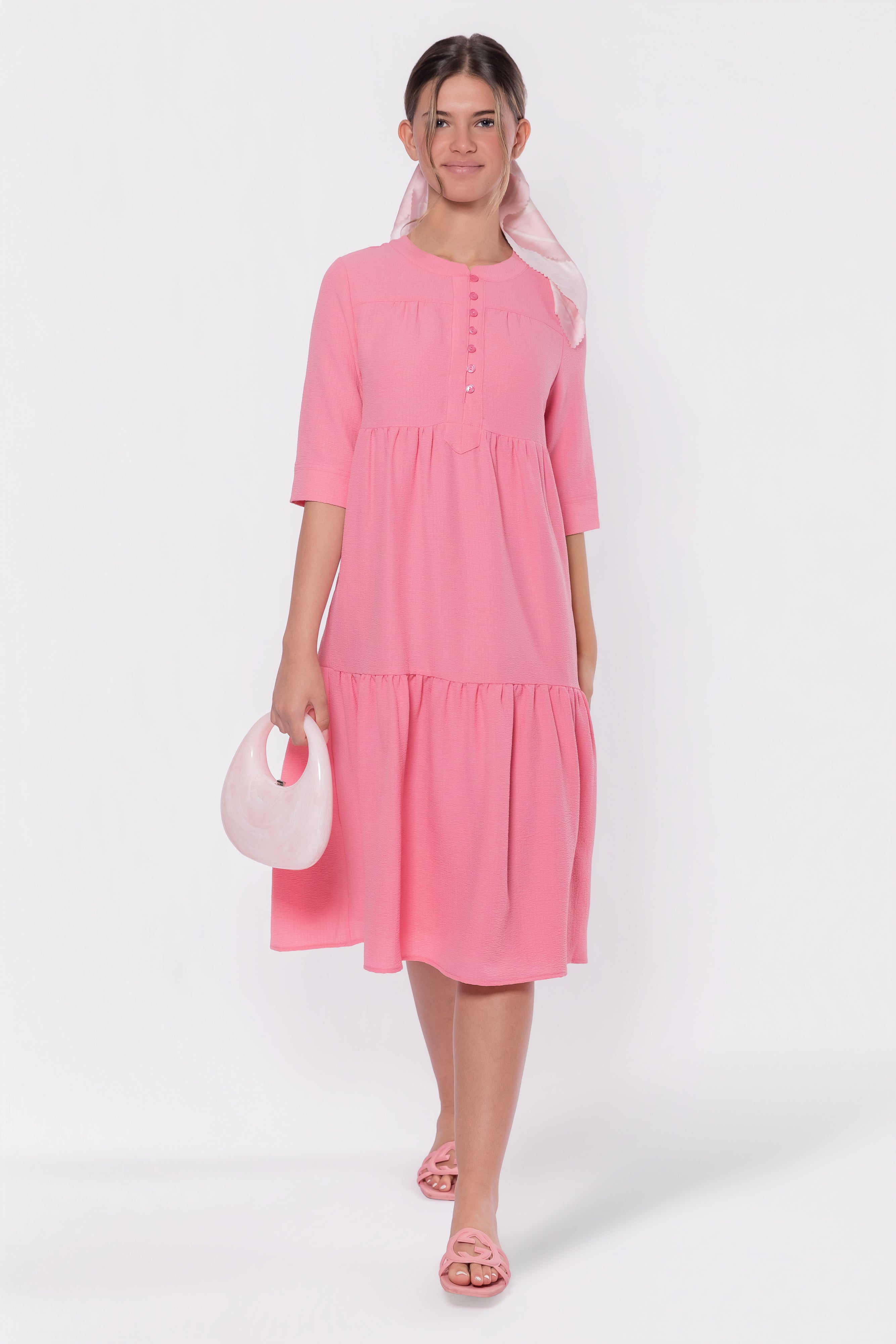 Mali Dress 42" (Pink)