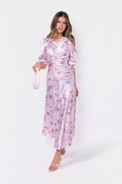 Audrey Dress Short Sleeve (Pink/Purple)