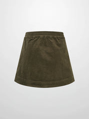 Corduroy Skirt - Green