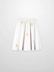 Embroidered Flower Skirt