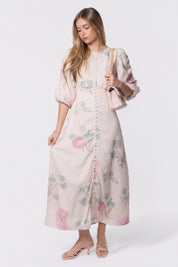 Patricia Dress (Green Pink)