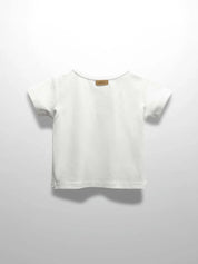 White Boxy Short Sleeve T-Shirt