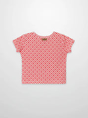 Diamond Flower T-Shirt - Short Sleeve