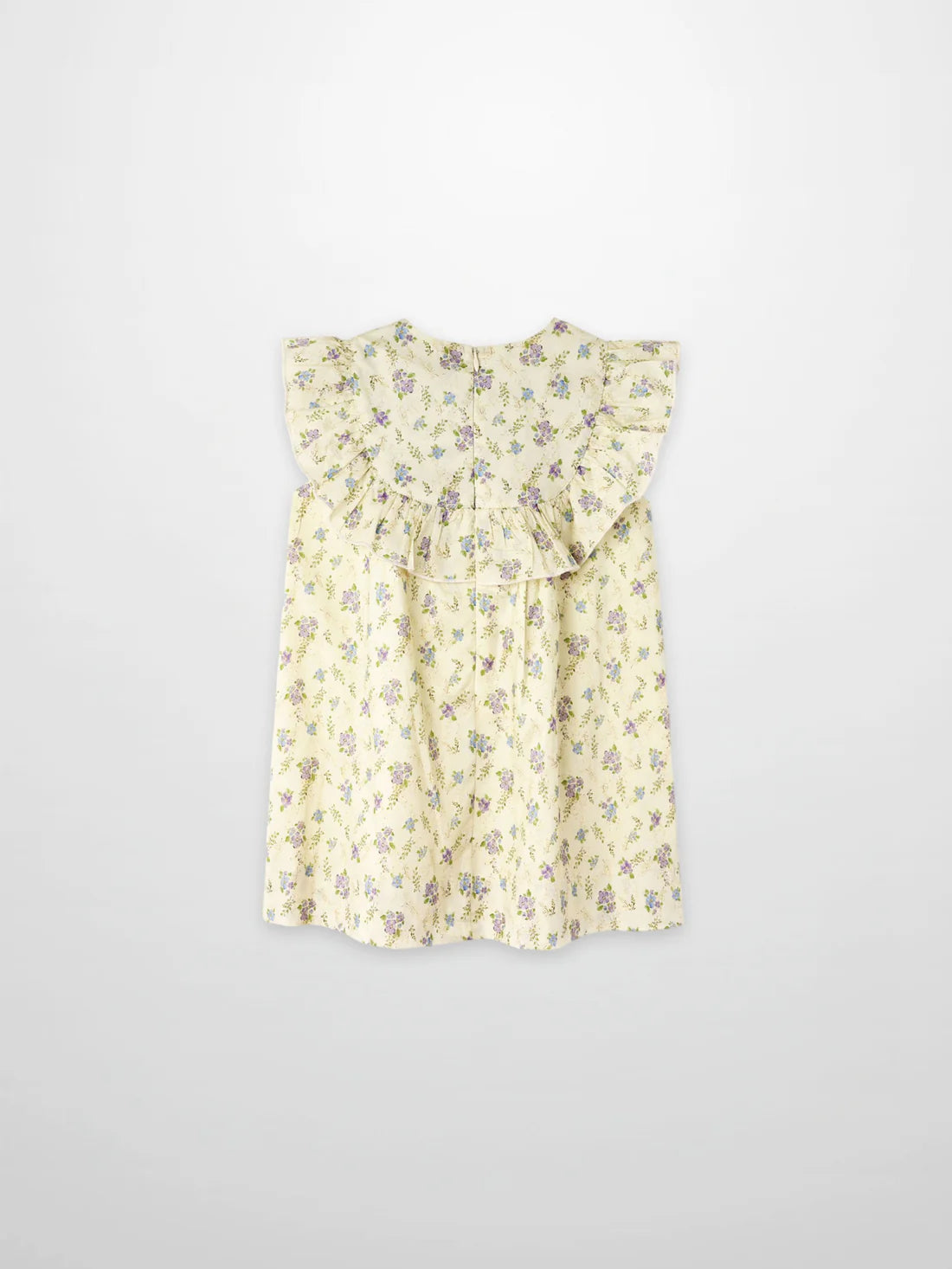 Ivory Flower Dress - Sleeveless