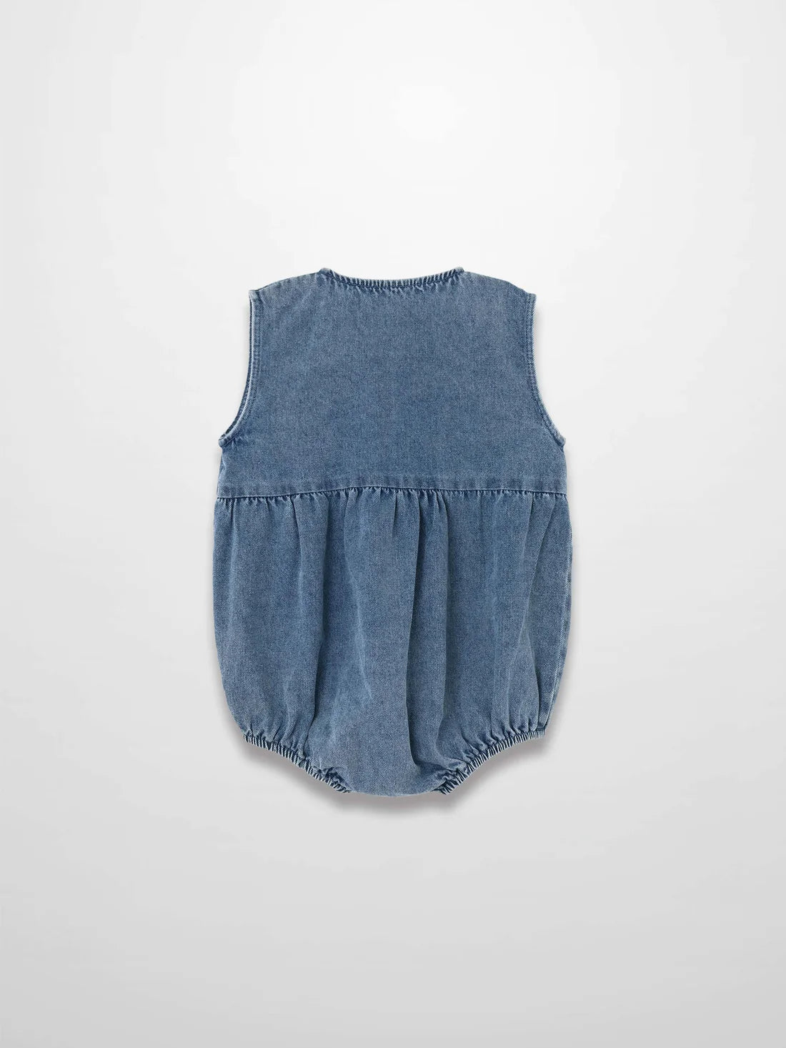 Blue Denim Romper