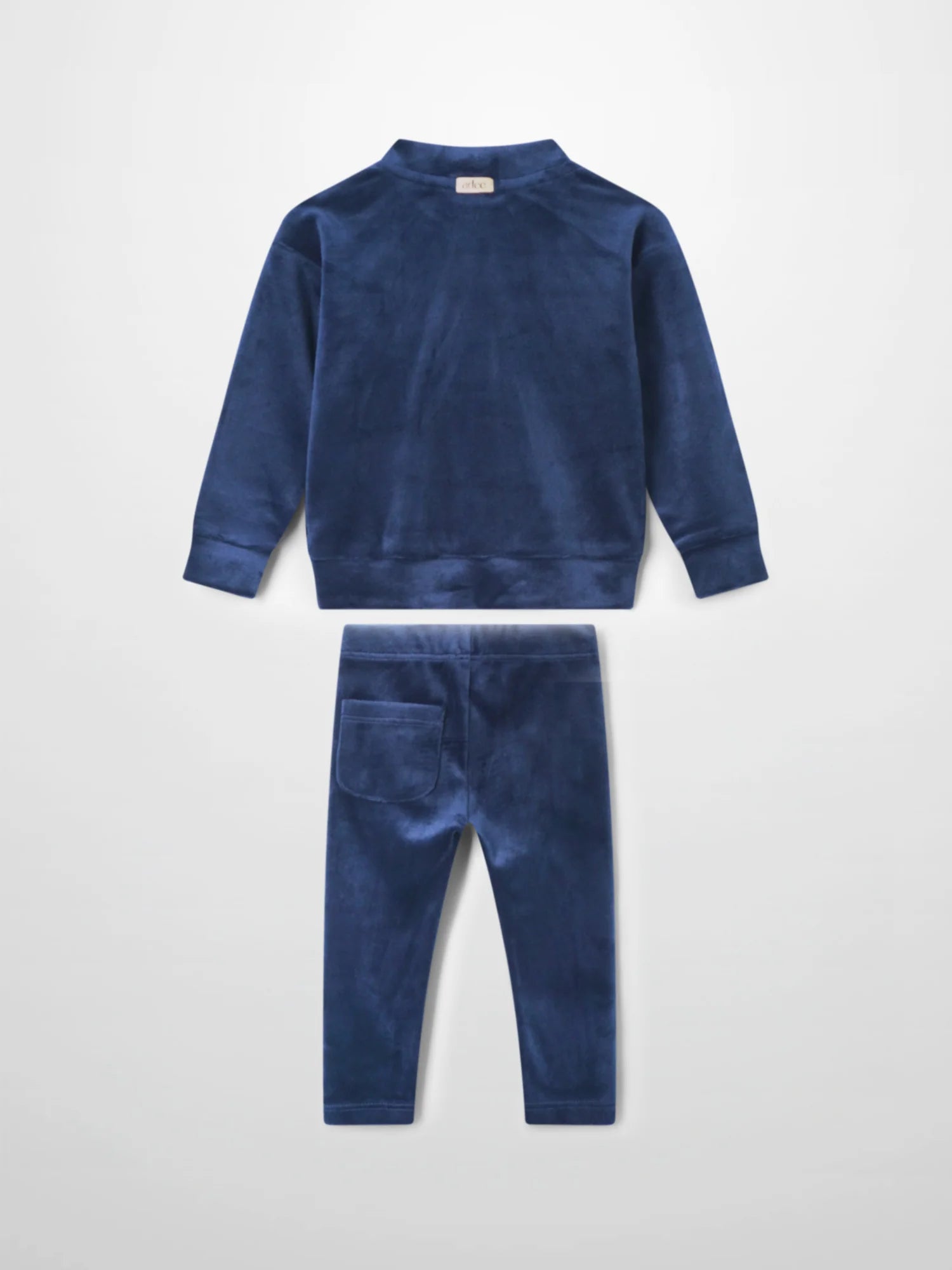 Velour Bomber Set - Navy