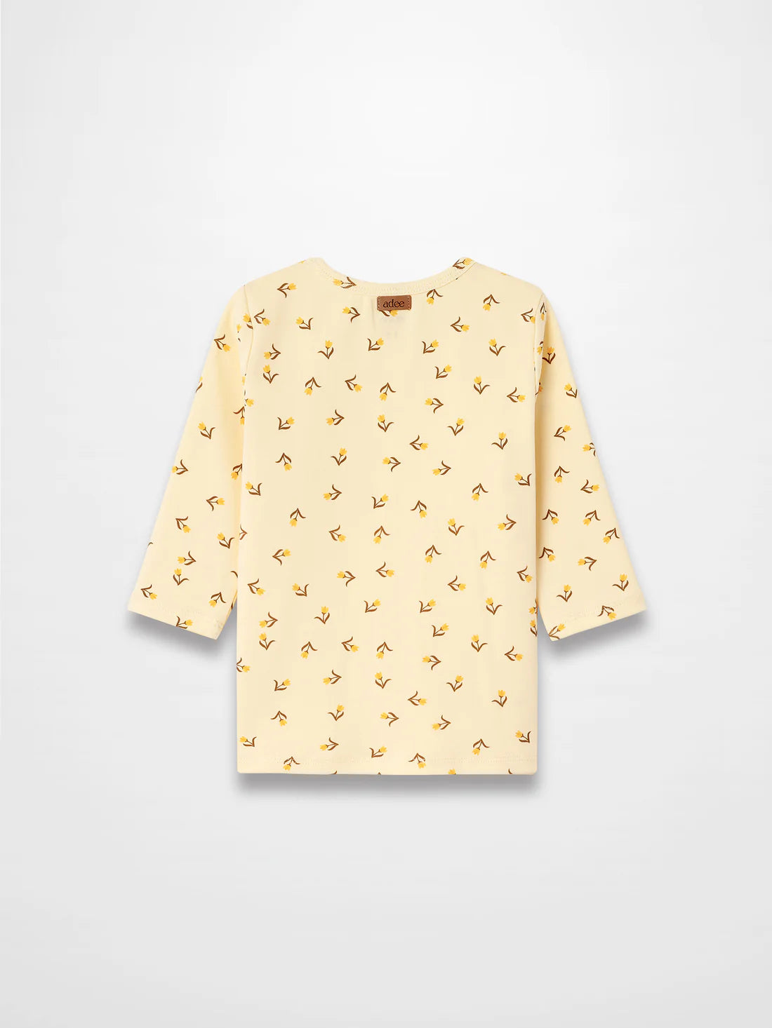 Butter Yellow Tulip T-shirt - 3/4 Sleeve