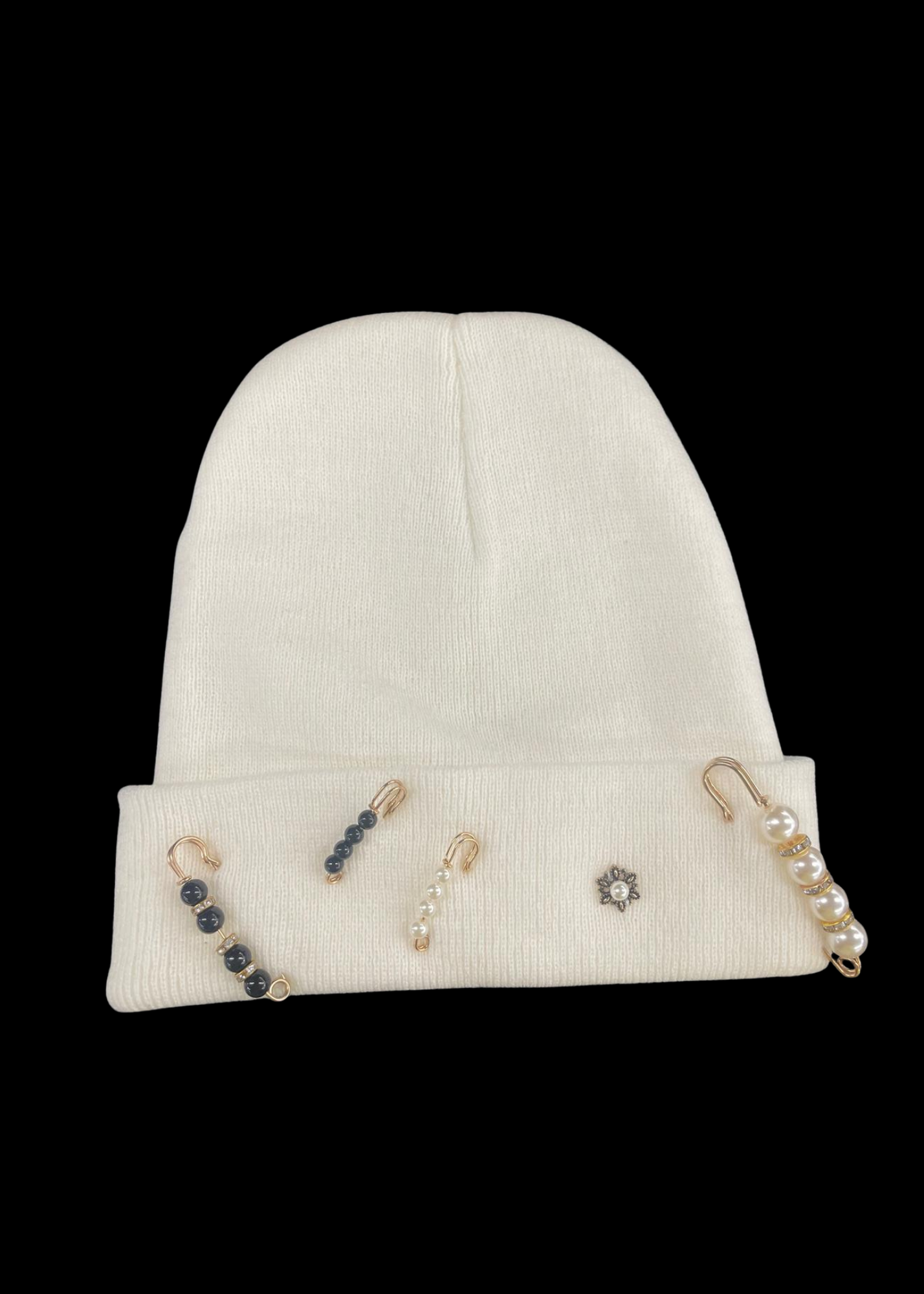 The Pearl Pin Beanie - by Cami