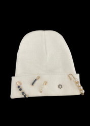 The Pearl Pin Beanie - by Cami
