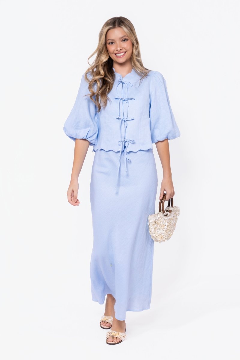 Molly Top (Light Blue)
