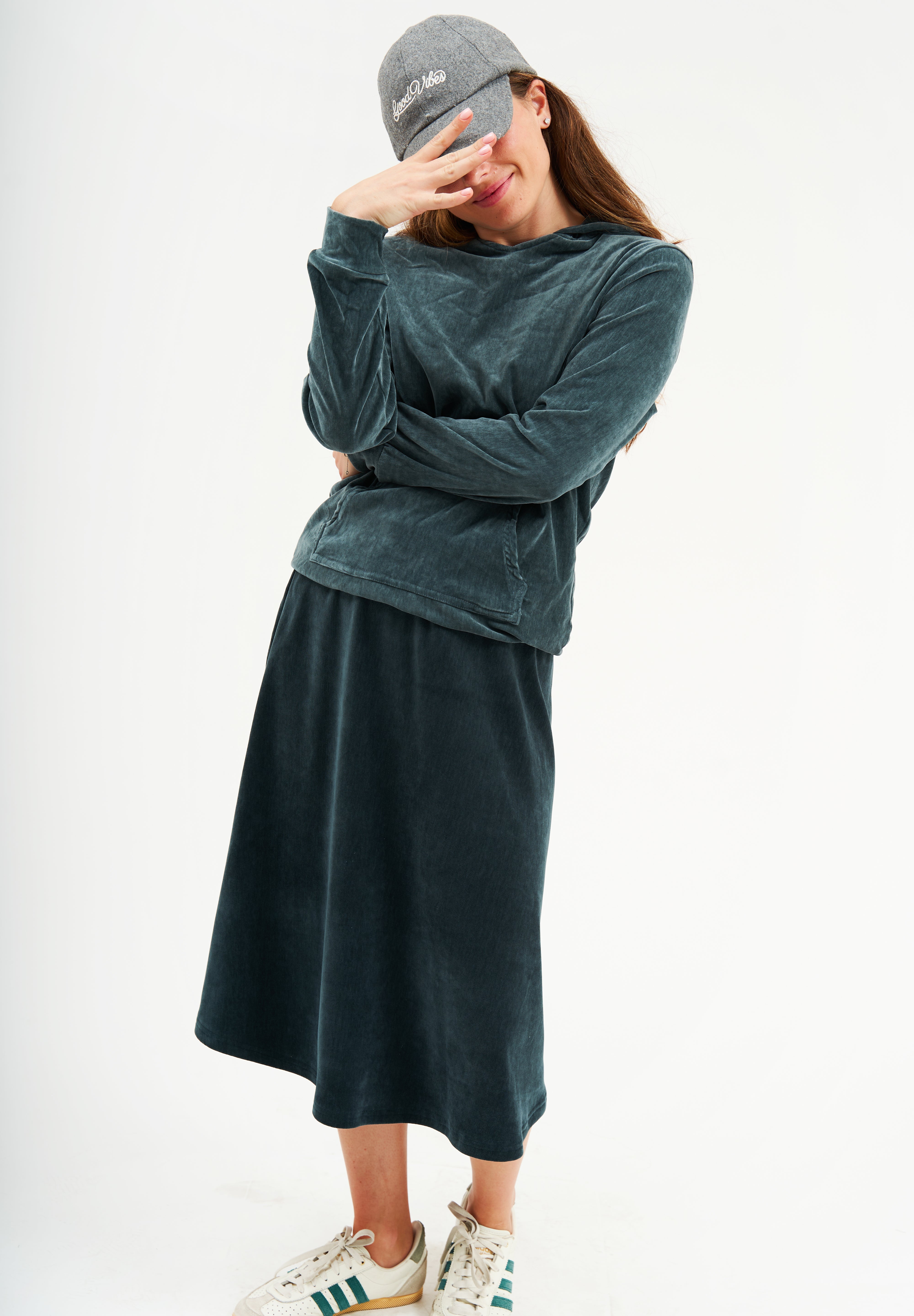Riva Top with Hood - Jewel Teal