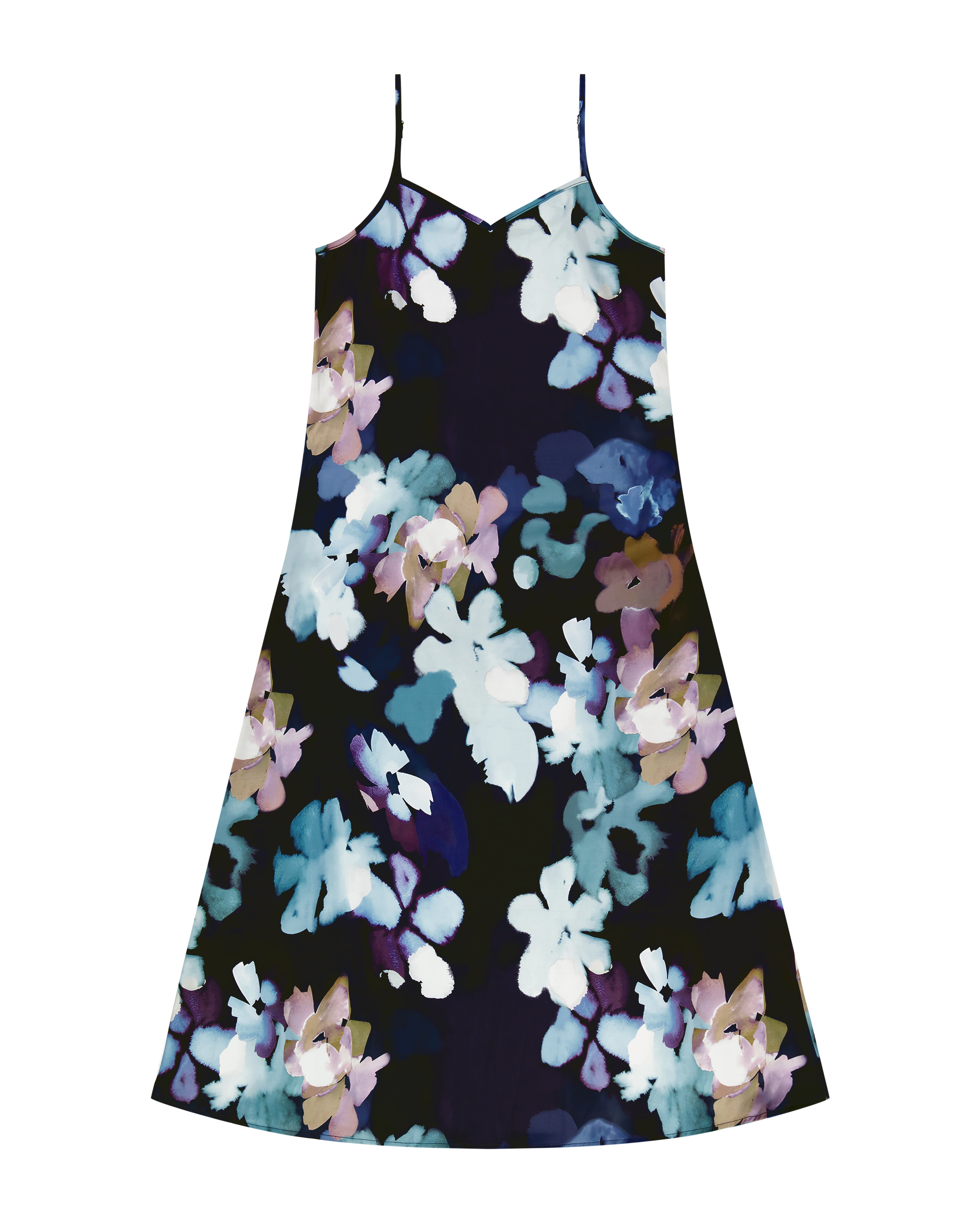 Bliss Combo Slip Dress Abstract Floral