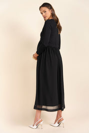 Russell Maternity Dress in Black