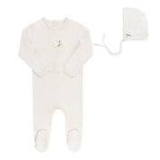 Organic French Terry Bird Collection - Ivory Girl