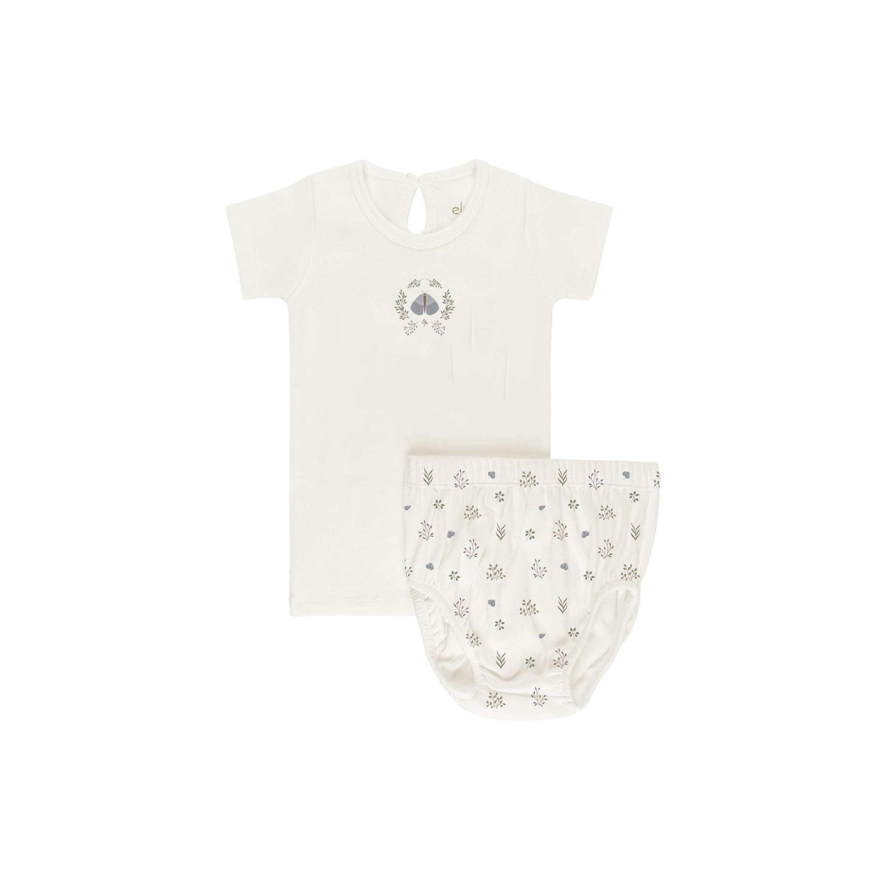 Garden Floral Print Collection - Ivory Boy