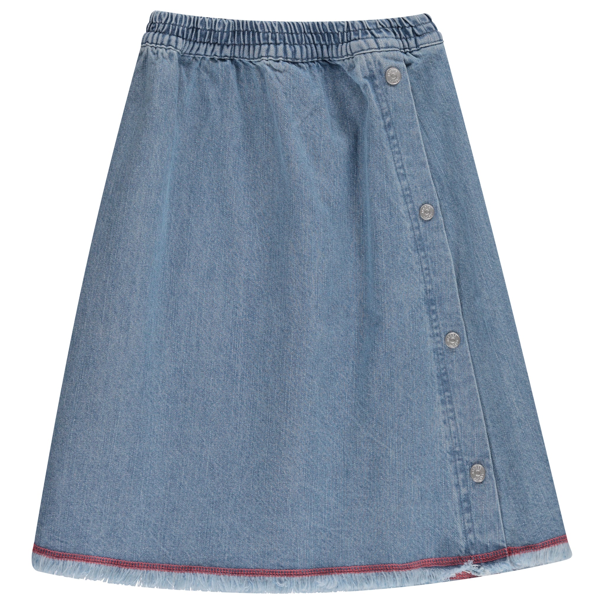 Denim Grommet Skirt