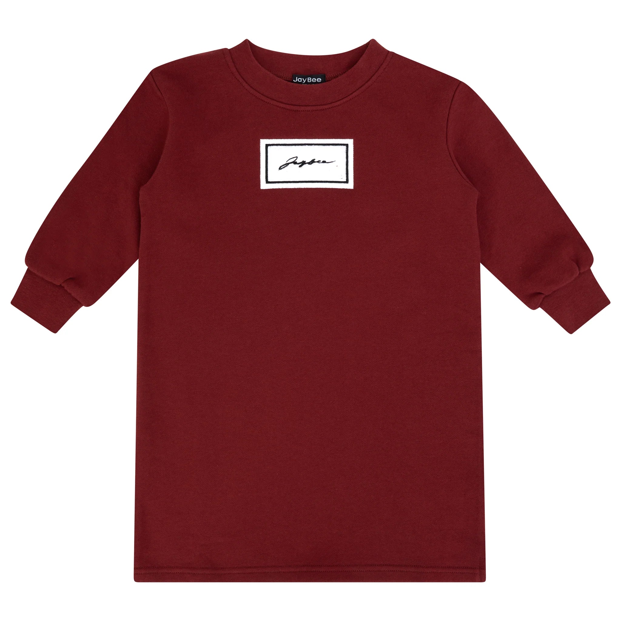 Sherpa Patch Sweat Dress