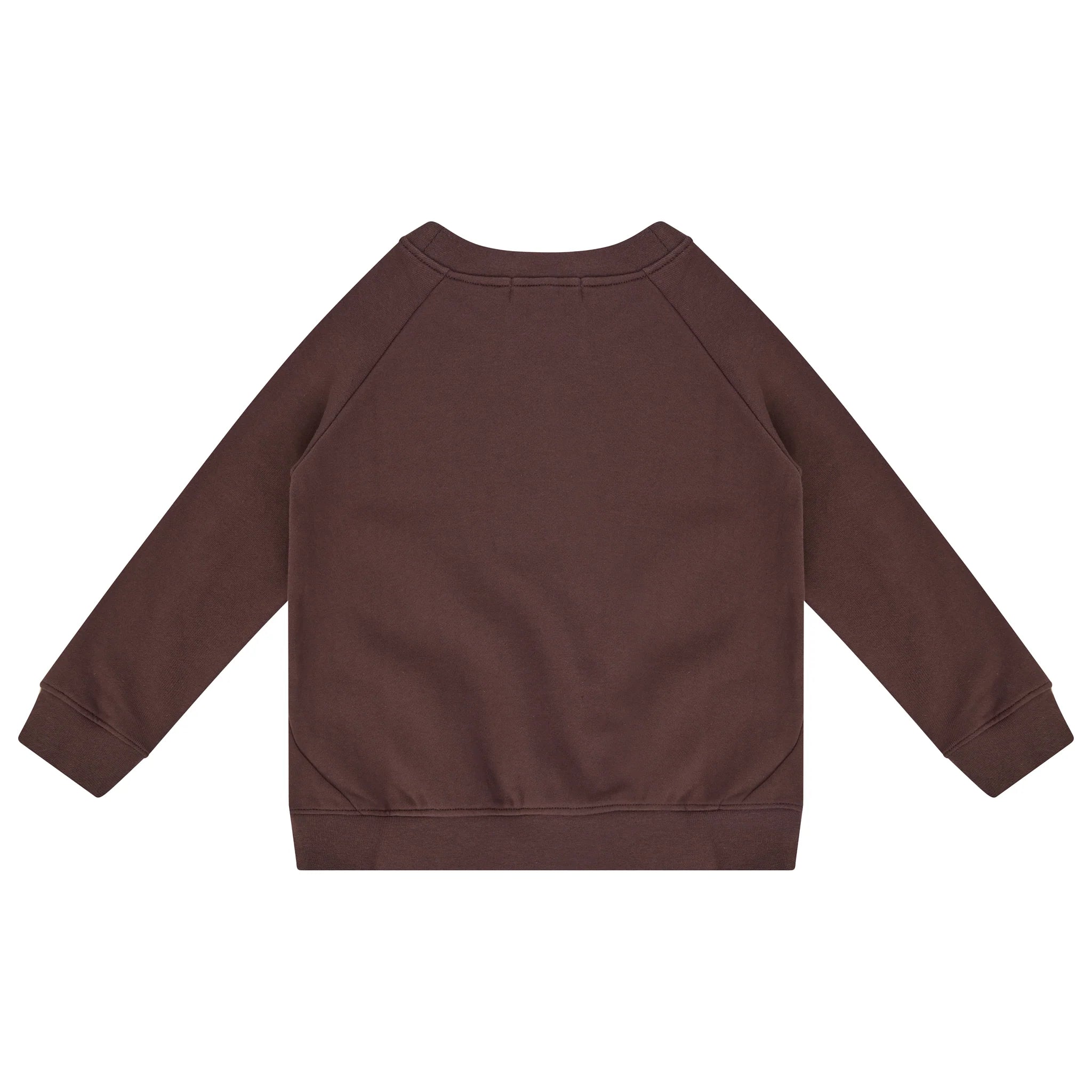 Printed Pocket Sweatshirt Brown