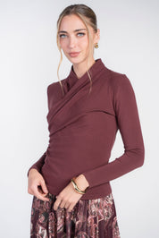 Yael Top- Burgundy